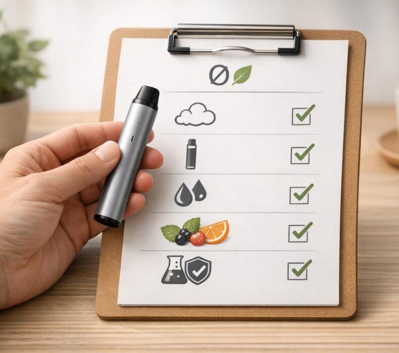 Checklist: Choosing Your First Nicotine-Free Vape